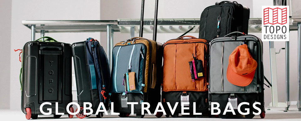 Topo Designs Global Travel Bags