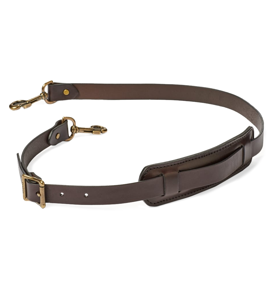 Filson Bridle Leather Shoulder Strap Brown