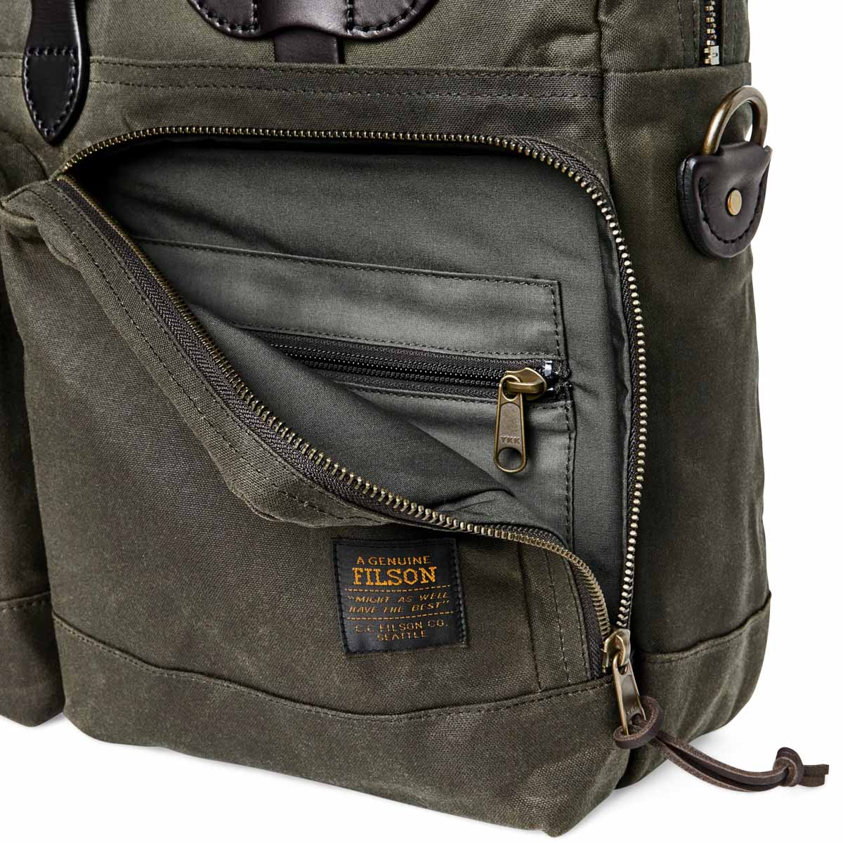 Filson 24 Hour Briefcase Otter Green, aktetas met stijl en karakter