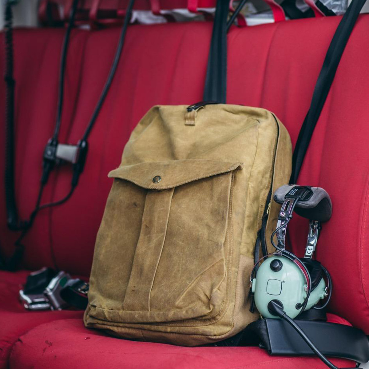 Filson Journeyman Backpack Tan stoere rugzak met laptopvak