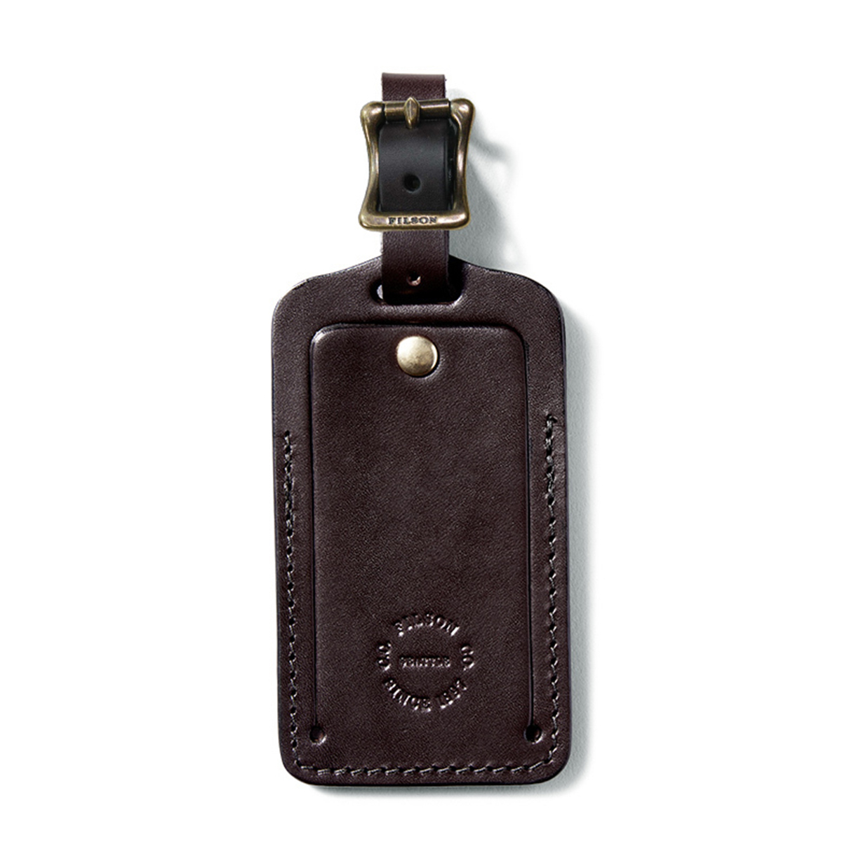 Filson Luggage Tag Leather 20018729-Brown