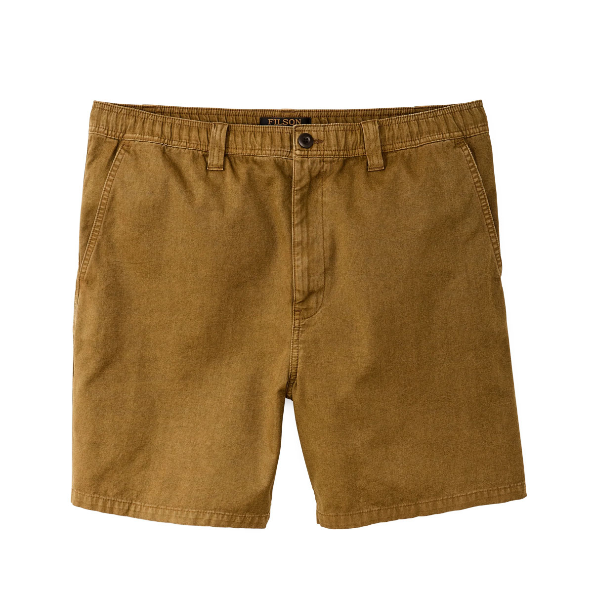 Filson Oakville Canvas Shorts Bronze Brown