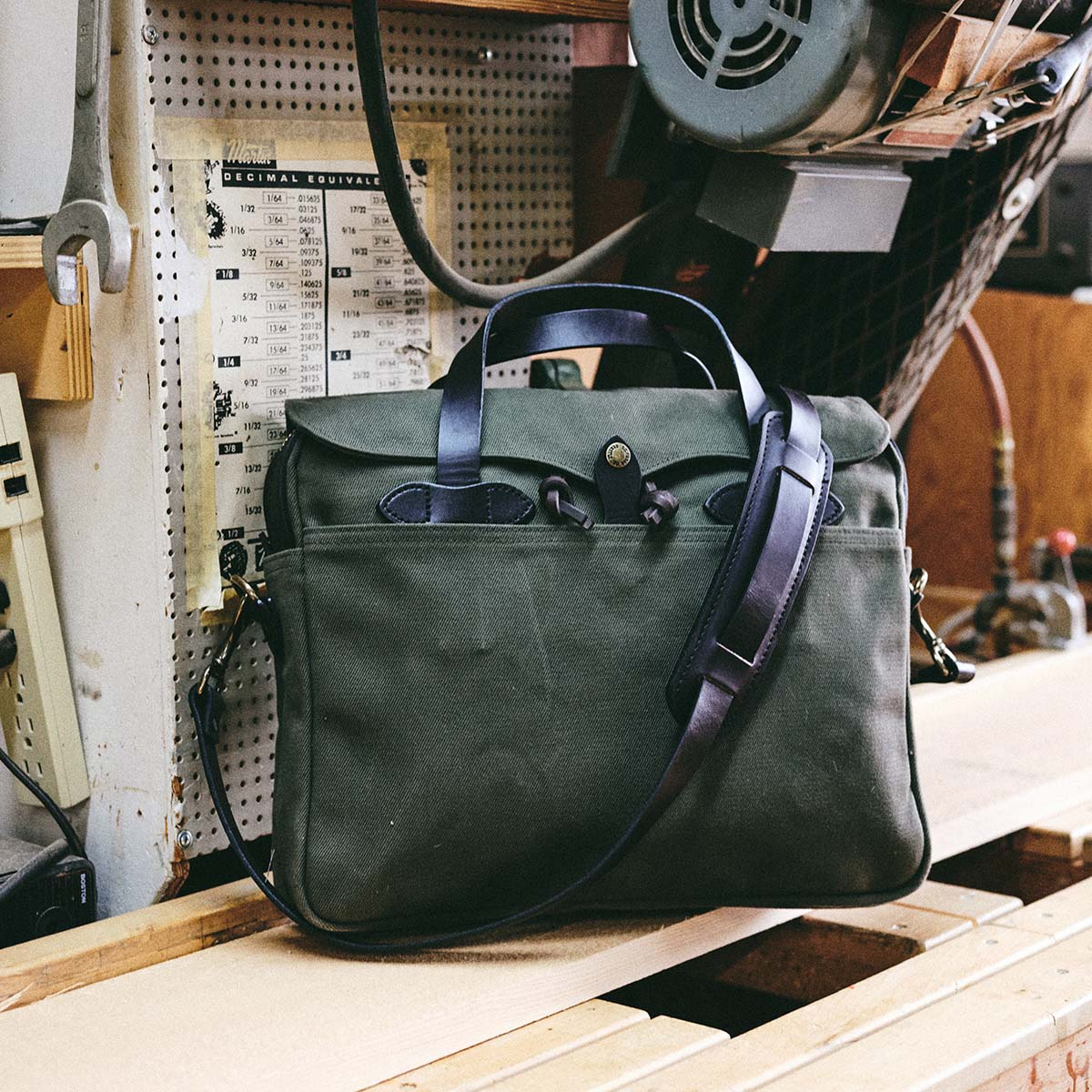 Filson Original Briefcase Otter Green stoere tas met stijl en