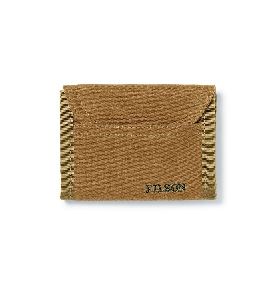 Filson Tin Cloth Smokejumper Wallet 20051128-Dark Tan 