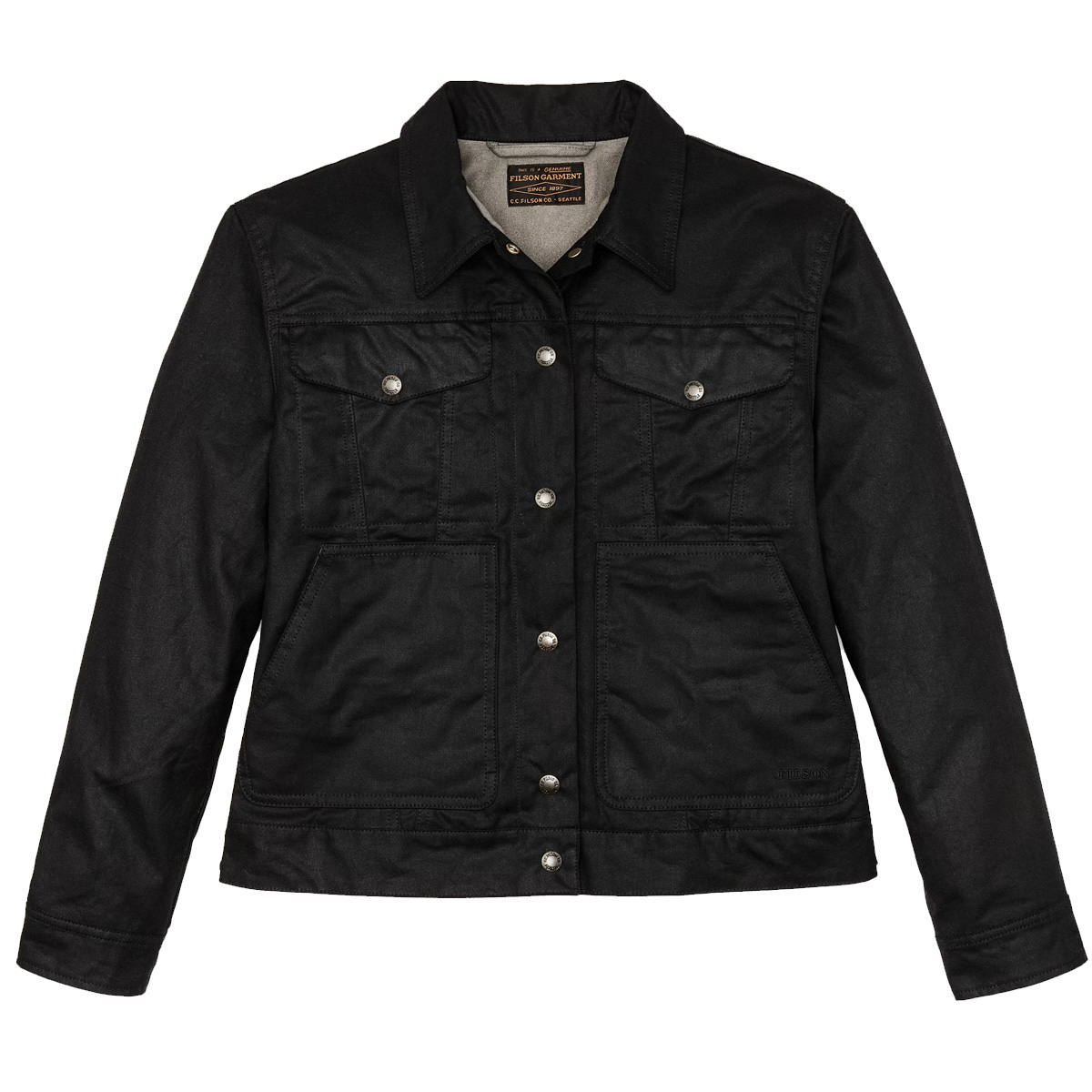 Filson Women's Short Lined Cruiser Black