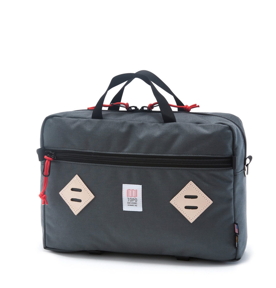 Topo Designs Mountain Briefcase Charcoal