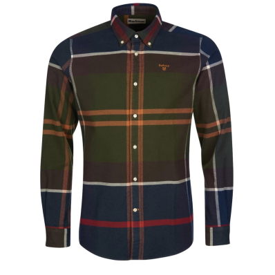 Barbour Holden Half Zip Lambswool Sweater Navy