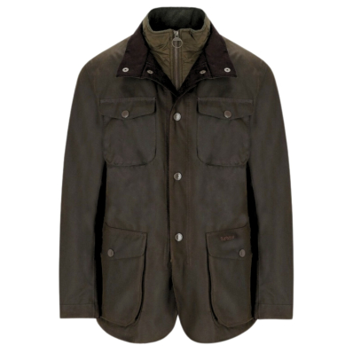Barbour Holden Half Zip Lambswool Sweater Navy