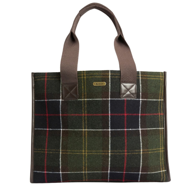 Barbour Wax Leather Briefcase Navy
