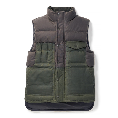 Filson Down Cruiser Vest Blue Coal