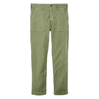 Filson Reverse Sateen Jac Shirt Fatigue Green front