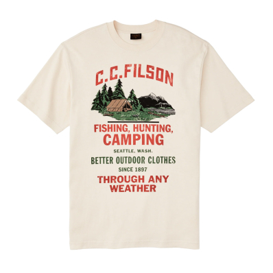 Filson Pioneer Graphic T-Shirt Steel/Game front