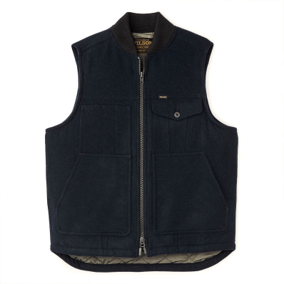 Filson Spokane Insulated Work Vest Navy front
