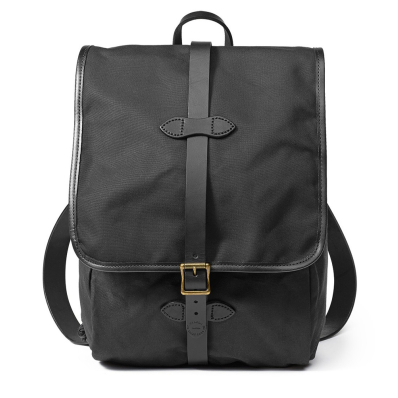 Filson Tin Cloth Backpack Black