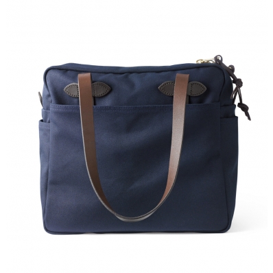 Filson Tote Bag With Zipper 11070261 Navy