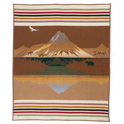 Pendleton National Park Full Blanket Glacier front Size: 203x229 cm