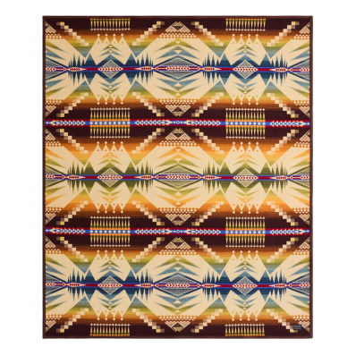 Pendleton National Park Full Blanket Glacier front Size: 203x229 cm