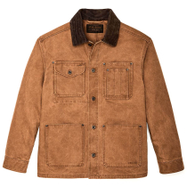 Filson Rustic Canvas Barn Coat Whiskey