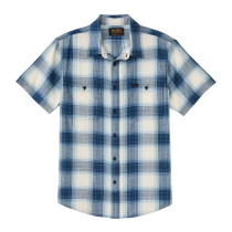 Filson Short Sleeve Chambray Shirt Indigo Plaid