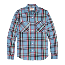 Filson The Rangeland Flannel Shirt Light Blue/Red Plaid