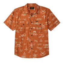 Filson Washed Short Sleeve Cloth Shirt Bourbon/Knots