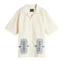 Pendleton Camp Collar Shirt Bone/Fire Legend