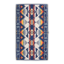 Pendleton Oversized Jacquard Spa Towel Nehalem Navy