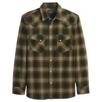 Pendleton Wyatt Shirt Olive Multi Plaid
