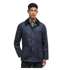 Barbour Holden Half Zip Lambswool Sweater Navy
