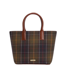 Barbour Wax Leather Briefcase Navy