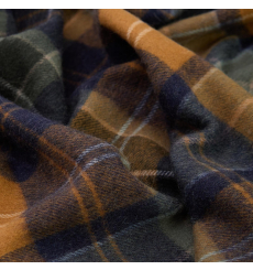 Barbour Brack Patchwork Tartan Scarf Cardinal/Classic