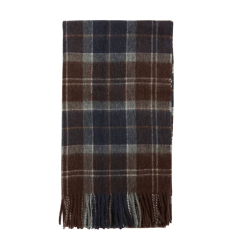Barbour Brack Patchwork Tartan Scarf Cardinal/Classic