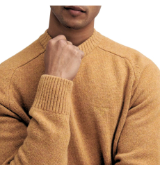 Barbour Holden Half Zip Lambswool Sweater Navy