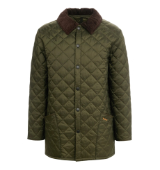 Barbour Reversible Fleece Jacket Fern