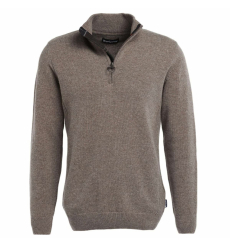 Barbour Holden Half Zip Lambswool Sweater Navy