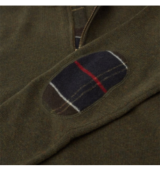 Barbour Holden Half Zip Lambswool Sweater Navy