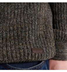 Barbour Holden Half Zip Lambswool Sweater Navy