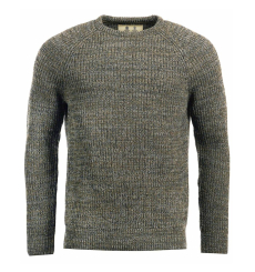 Barbour Holden Half Zip Lambswool Sweater Navy