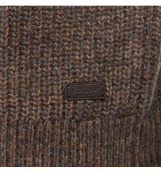 Barbour Holden Half Zip Lambswool Sweater Navy