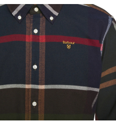 Barbour Holden Half Zip Lambswool Sweater Navy