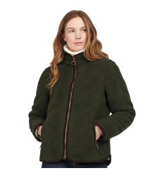 Barbour Reversible Fleece Jacket Fern