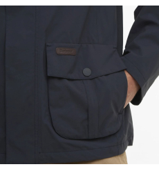 Barbour Holden Half Zip Lambswool Sweater Navy