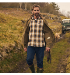 Barbour Holden Half Zip Lambswool Sweater Navy