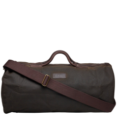 Barbour Wax Leather Briefcase Navy
