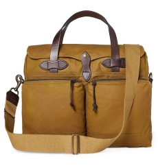 Filson 24-Hour Tin Cloth Briefcase Dark Tan