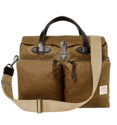 Filson 24-Hour Tin Cloth Briefcase Dark Tan