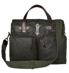 Filson 24-Hour Tin Cloth Briefcase Otter Green