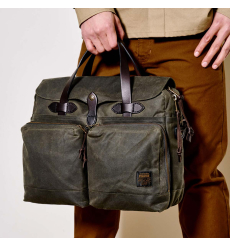 Filson 24-Hour Tin Cloth Briefcase Otter Green