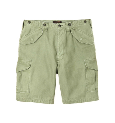 Filson Reverse Sateen Jac Shirt Fatigue Green front