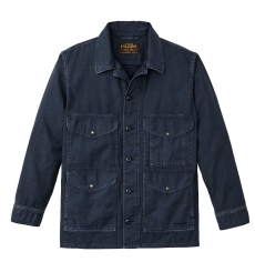 Filson Reverse Sateen Jac Shirt Fatigue Green front